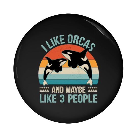 King Orca, Ruler of the Seas Pin Buttons