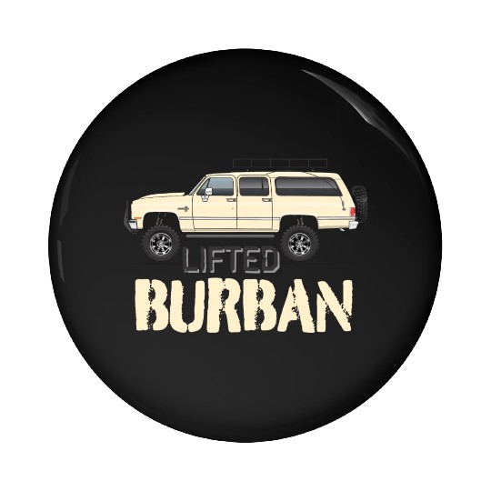 burban Santa Fe Tan Pin Buttons