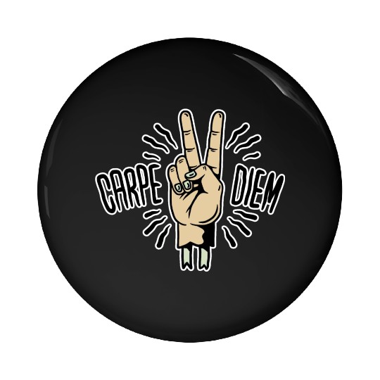 Carpe Diem Pin Buttons