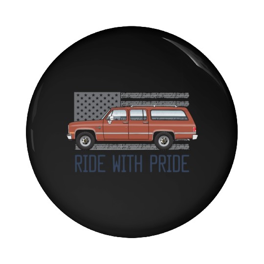 ride Bronze Pin Buttons