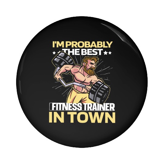 Fitness Workout Gym Pin Buttons