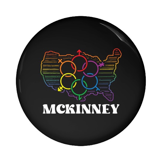 McKinney Pride Flag Pride Month LGBTQ Flag LGBT Co Pin Buttons