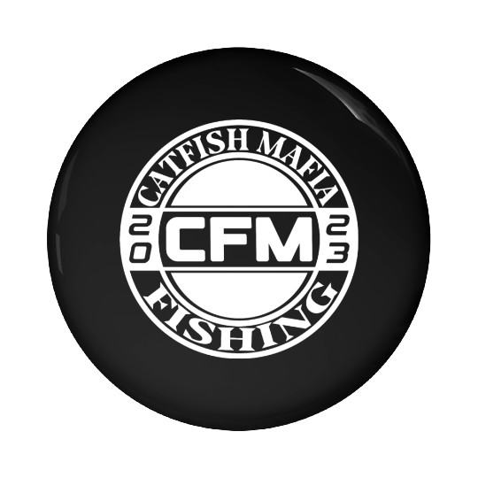 Catfish fishing Pin Buttons design