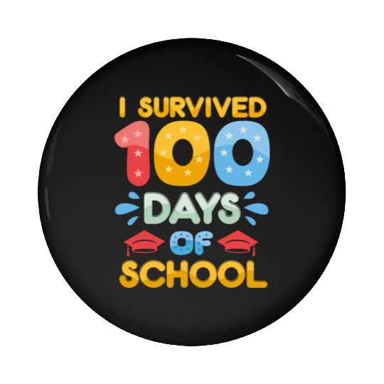 i survived 100 days of school Pin Buttons