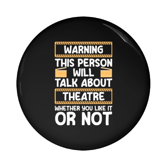 Theater Direction Drama Club Pin Buttons