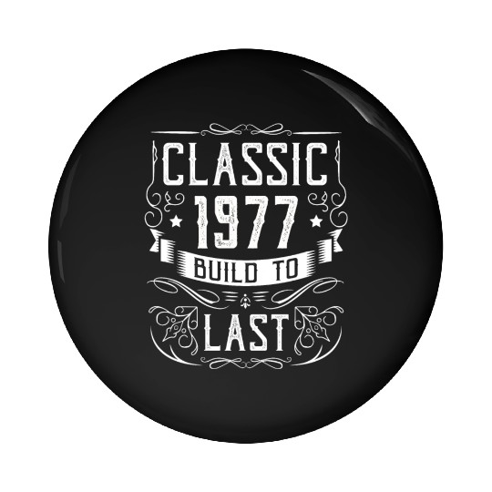 1977 Birthday Gift Birthday Vintage Pin Buttons