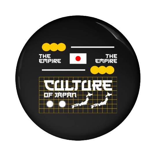 The Empire Culture of Japan Pin Buttons
