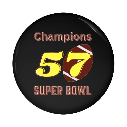 Super Bowl 57 champions Classic Pin Buttons