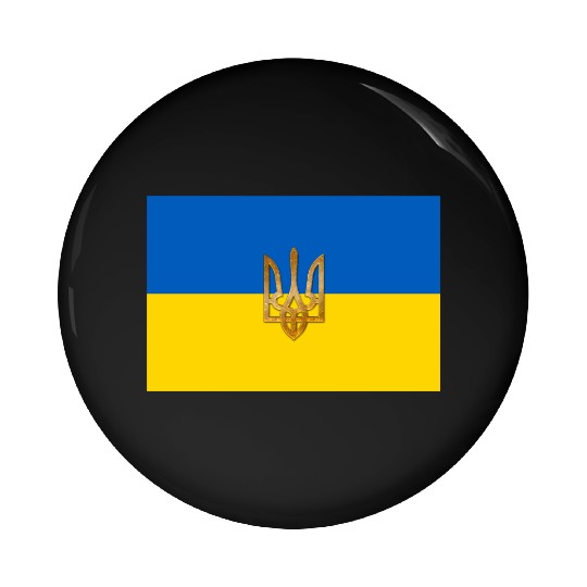 Flag of Ukraine Pin Buttons
