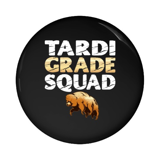 Tardigrade Squad Moss Piglet Science Lover Pin Buttons