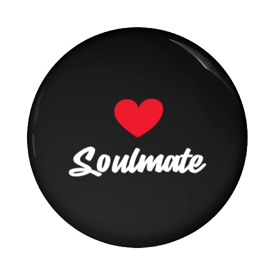 Soulmate Valentine's Day Pin Buttons