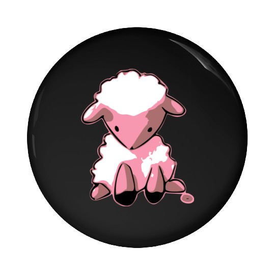 Milo the sad sheep Pin Buttons