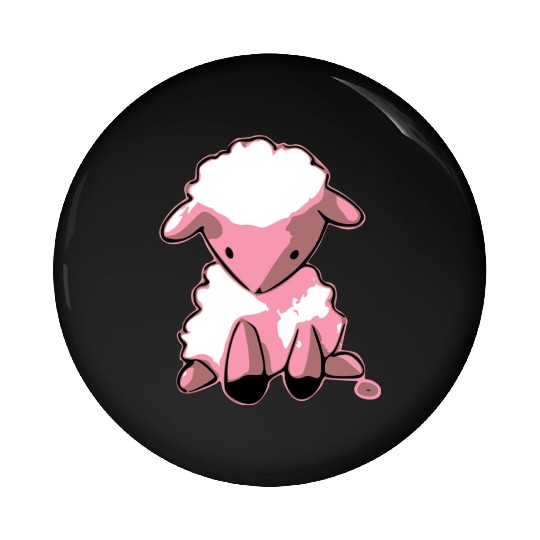 Milo the sad sheep Pin Buttons