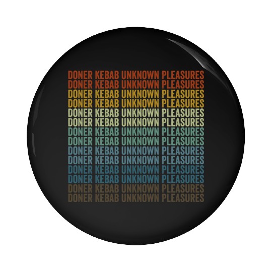 Doner Kebab Unknown Pleasures Persian Food Lover Pin Buttons
