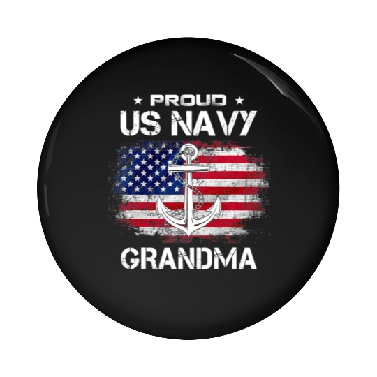 US Na vy Proud Grandma - Proud US Na vy Grandma Ve Pin Buttons