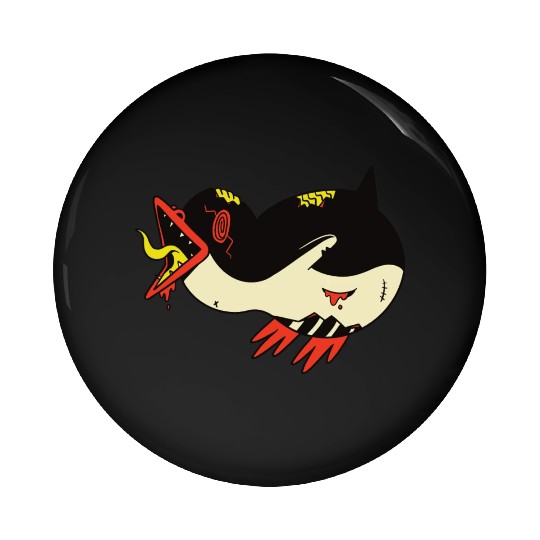 Angry zombie penguin Angry zombie penguin inspirat Pin Buttons