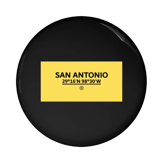 San Antonio S Coordinate's design Pin Buttons
