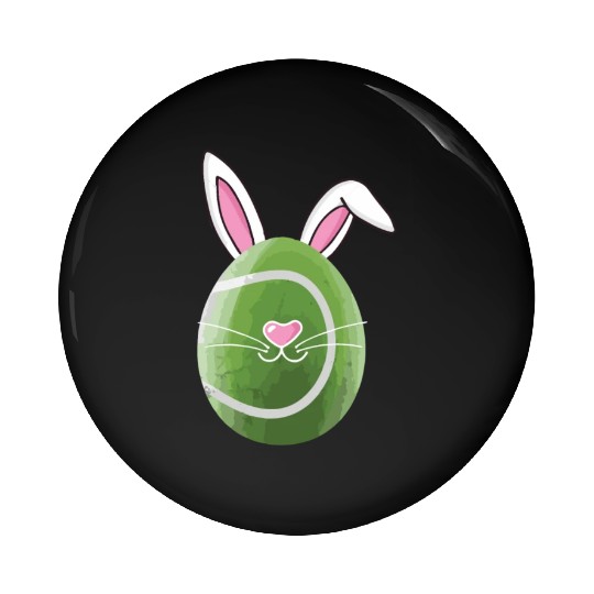 Funny Easter Easter Egg Tennis Tennisball Pin Buttons