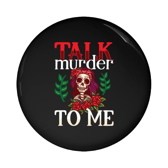 True Crime Murder Spy Crime Interest Gift Idea Pin Buttons