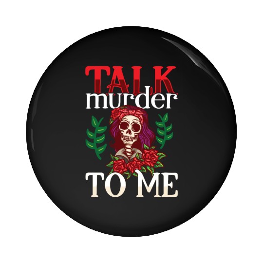 True Crime Murder Spy Crime Interest Gift Idea Pin Buttons