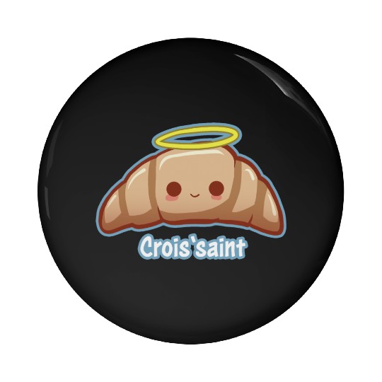 Croissaint - innocent croissant Pin Buttons