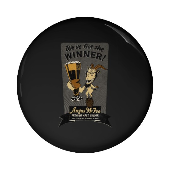 Vintage Detroit Malt Liquor Pin Buttons