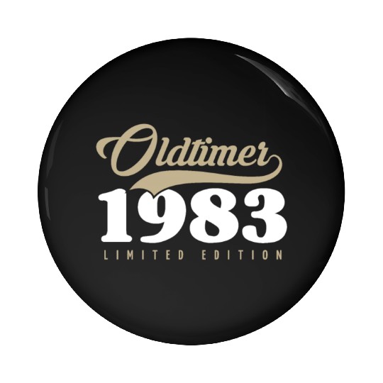 40th Birthday Vintage 1983 Pin Buttons