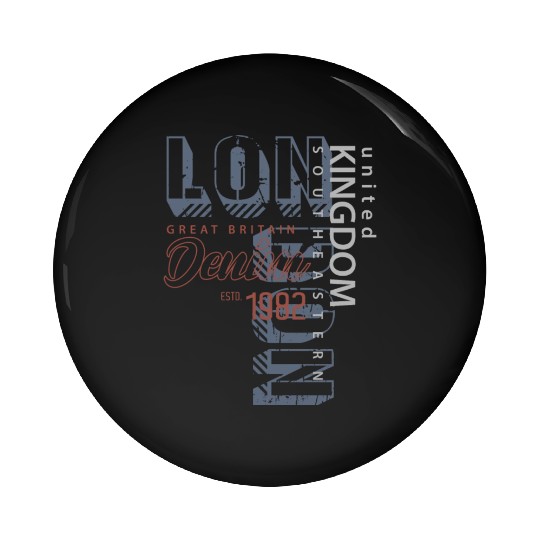 The London Look Pin Buttons