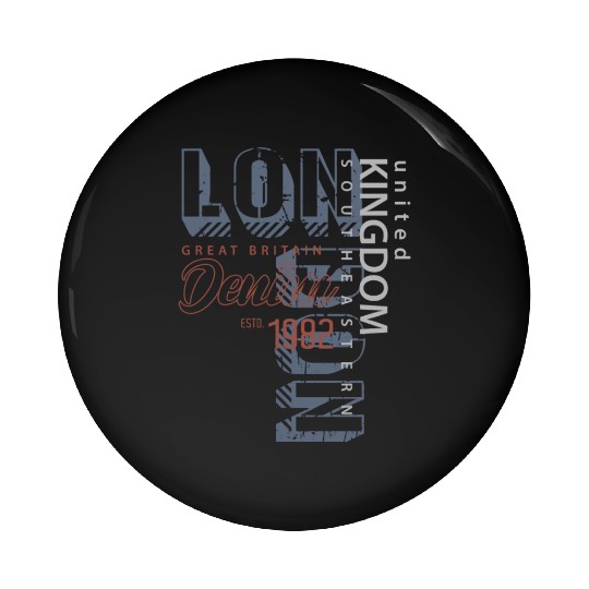 The London Look Pin Buttons