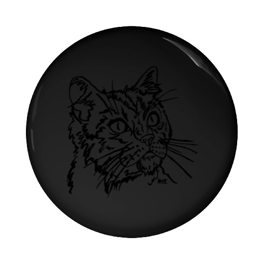 Cat face Pin Buttons