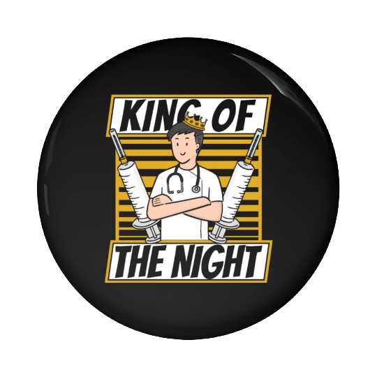 Nurse Nursing Syringes Pin Buttons