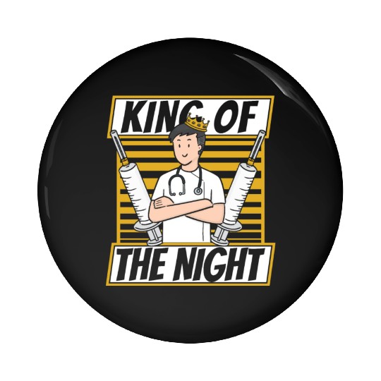 Nurse Nursing Syringes Pin Buttons