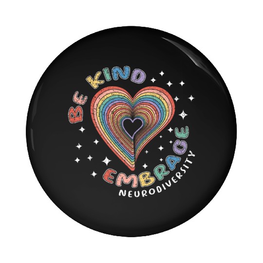 Embrace Neurodiversity Puzzle Autism Awareness Day Pin Buttons