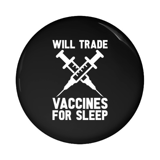 Nurse Nursing Syringe Pin Buttons