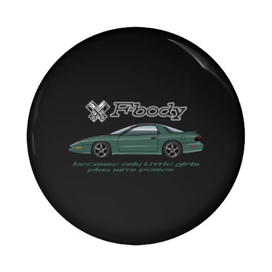 F body Dark Green Pin Buttons