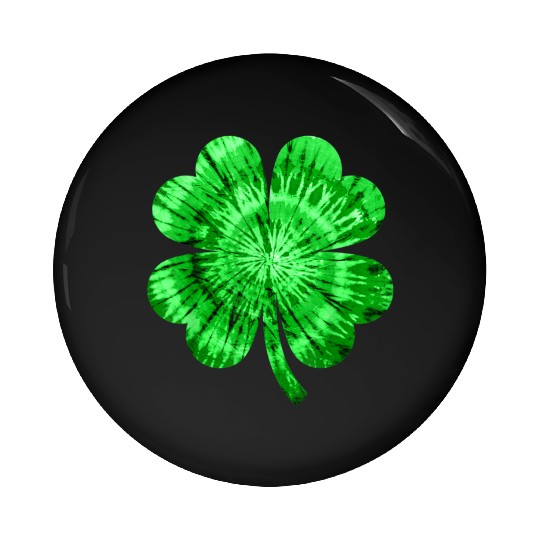 St Patrick's Day Shamrock Tie Dye Women Irish Boy Pin Buttons