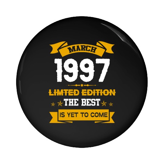 March 1997 Birthday Surprise Pin Buttons