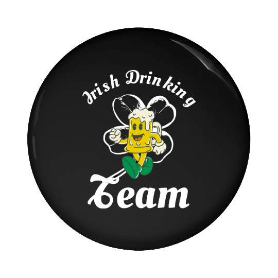 Idée cadeau sait Patrick day : Irish drinking team Pin Buttons