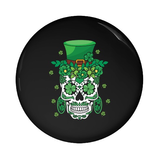 El Dia De Los Muertos Mardi Gras Costume Flower Pin Buttons