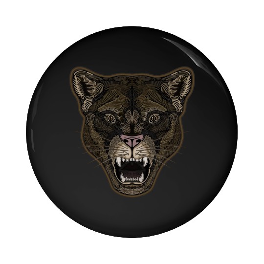 Mountain Lion Graphix Pin Buttons
