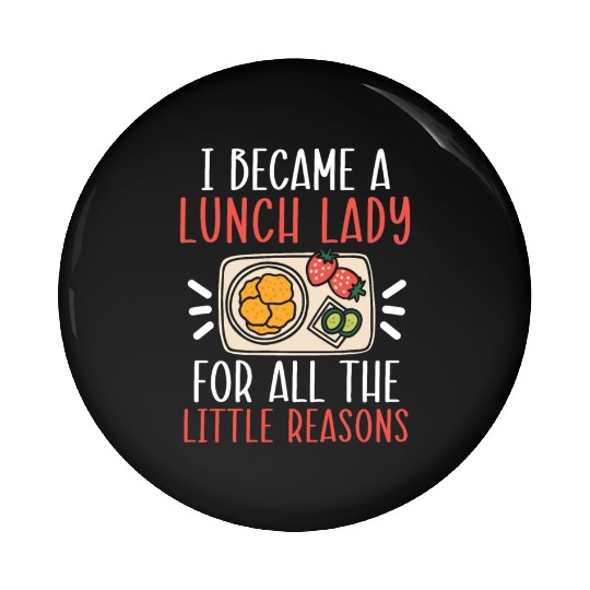 Lunch Boss Cafeteria Worker Lady Cook Lunch Lady Pin Buttons