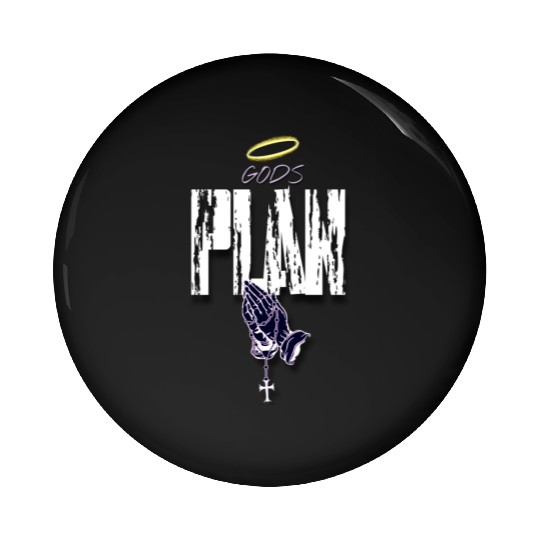 Gods Plan Pin Buttons