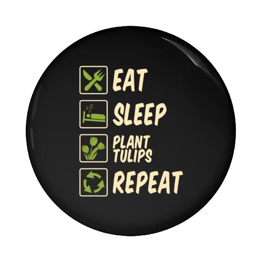 Tulip Gardening Tulips Pin Buttons