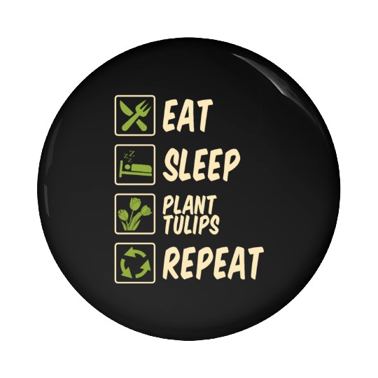Tulip Gardening Tulips Pin Buttons