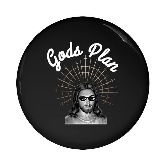 Gods Plan Pin Buttons
