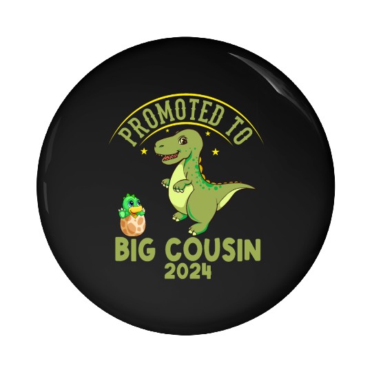 Promoted To Big Cousin Est 2024 , Funny Cousins Pin Buttons
