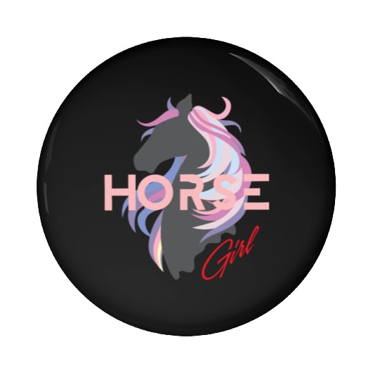 Horse Girl Pin Buttons Horse Lovers Gift Equestrian