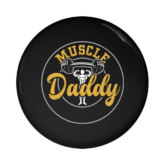 Muscle Daddy - Gym Pin Buttons