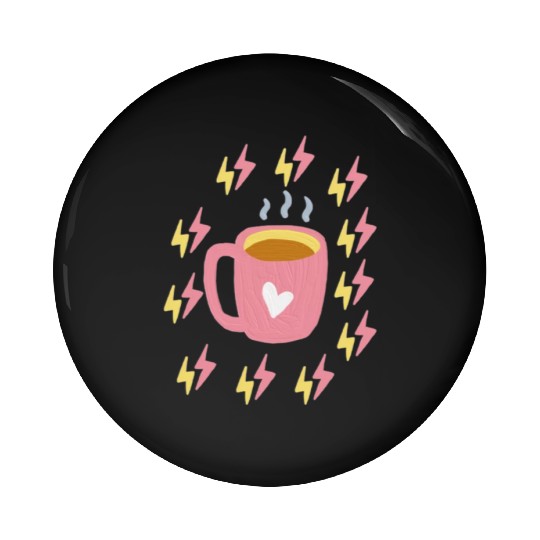 In Coffee Love Pin Buttons
