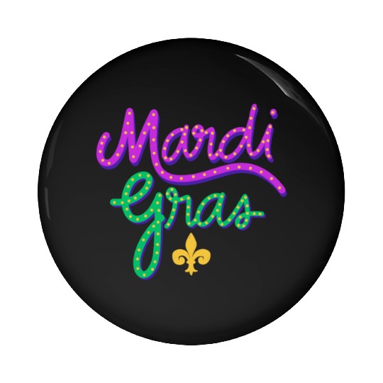Mardi Gras Carnival Fiesta Party Louisiana New Orl Pin Buttons